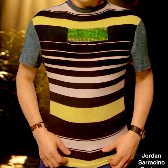 Tailored Striped Knit Summer Shirt 2023 Jordansarracinodesigns - Picture 2 of 2